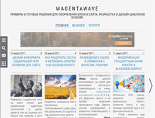Tablet Screenshot of magentawave.com
